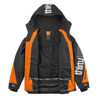 32 - Lashed Insulated Jacket - Black/Orange - Snowboard-Jacke