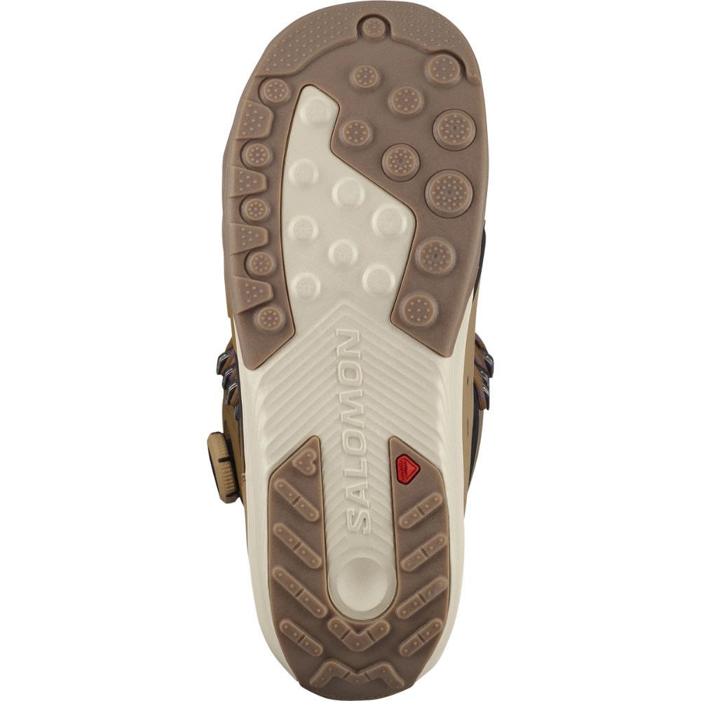 Salomon - Dialogue Lace SJ Boa - Otter/Black/Fiery Red - Freeride-Boot