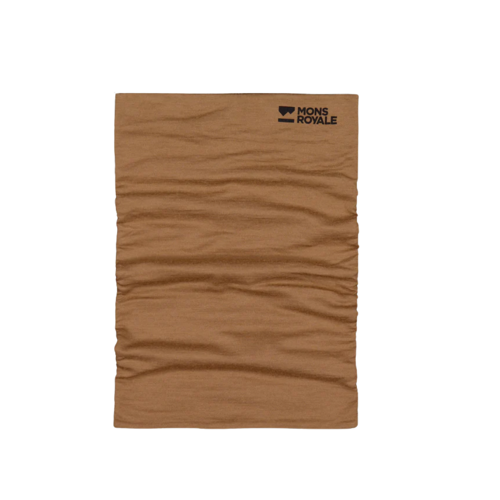 Mons Royale - Double Up Merino Neckwarmer - Toffee - Schlauchschal