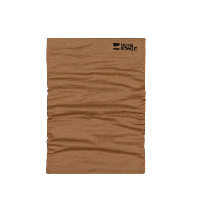 Mons Royale - Double Up Merino Neckwarmer - Toffee - Schlauchschal