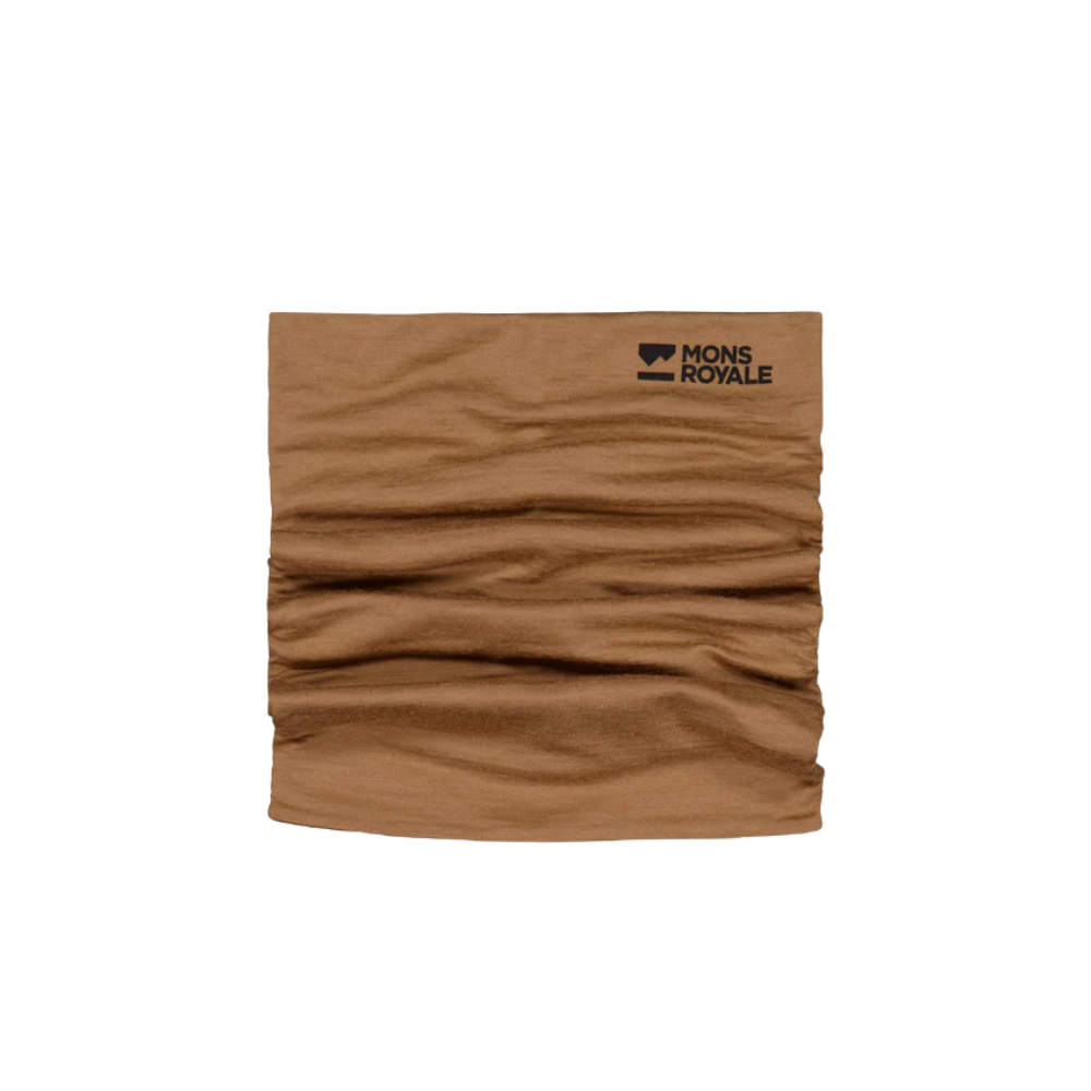 Mons Royale - Double Up Merino Neckwarmer - Toffee - Schlauchschal