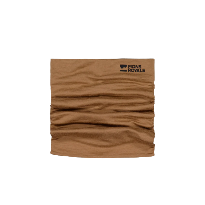 Mons Royale - Double Up Merino Neckwarmer - Toffee - Schlauchschal
