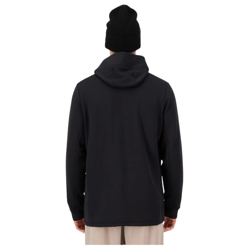 Mons Royale - Arcadia Merino Fleece Hoody - Black - Base Layer Wolle