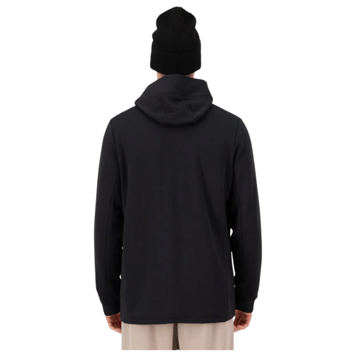 Mons Royale - Arcadia Merino Fleece Hoody - Black - Base Layer Wolle