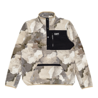 CLWR - M Snap Pile - Water Camo - Fleece Sweater