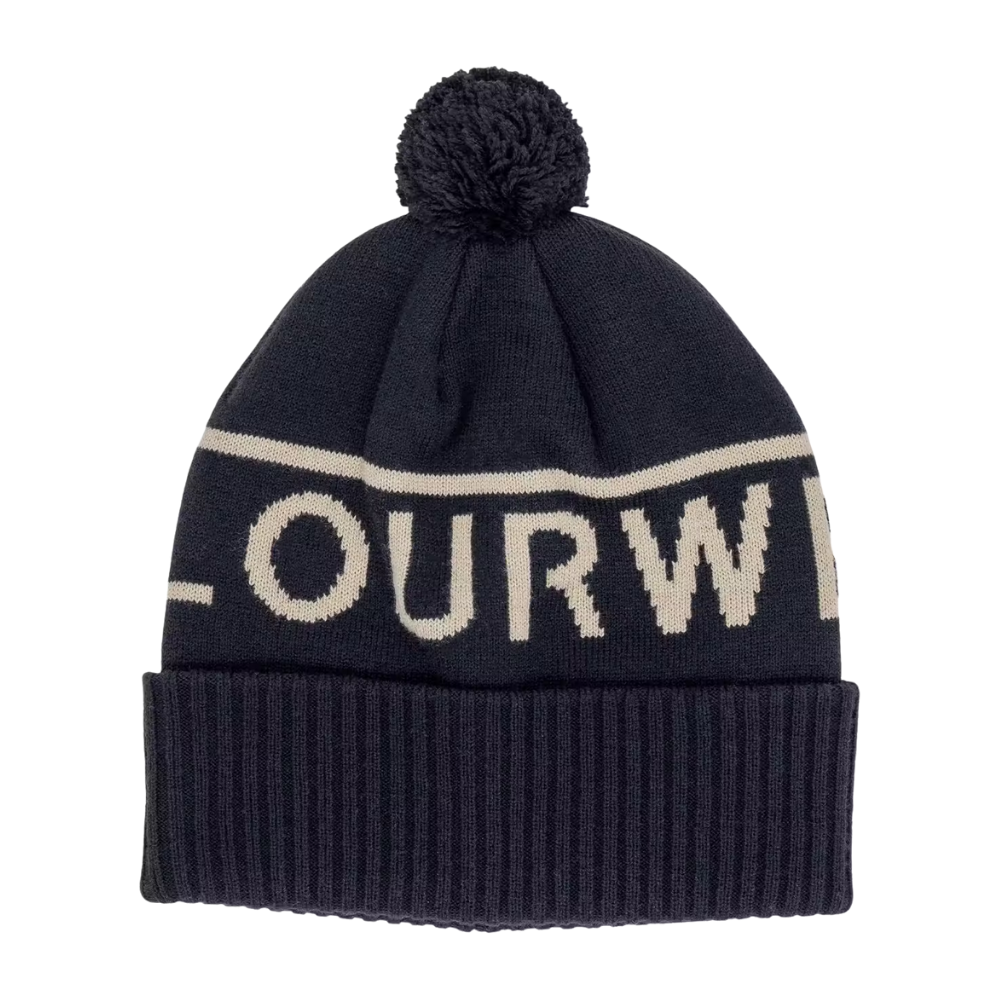 CLWR - U Fluffball Beanie - Black  - Bommelmütze