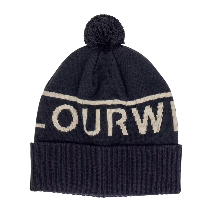 CLWR - U Fluffball Beanie - Black  - Bommelmütze