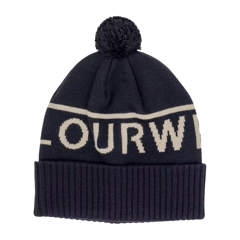 CLWR - U Fluffball Beanie - Black  - Bommelmütze