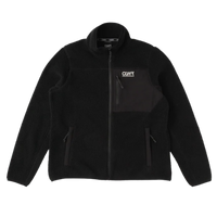 CLWR - M Snap Pile - Black - Fleece Sweater