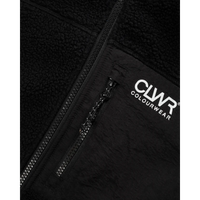 CLWR - M Snap Pile - Black - Fleece Sweater