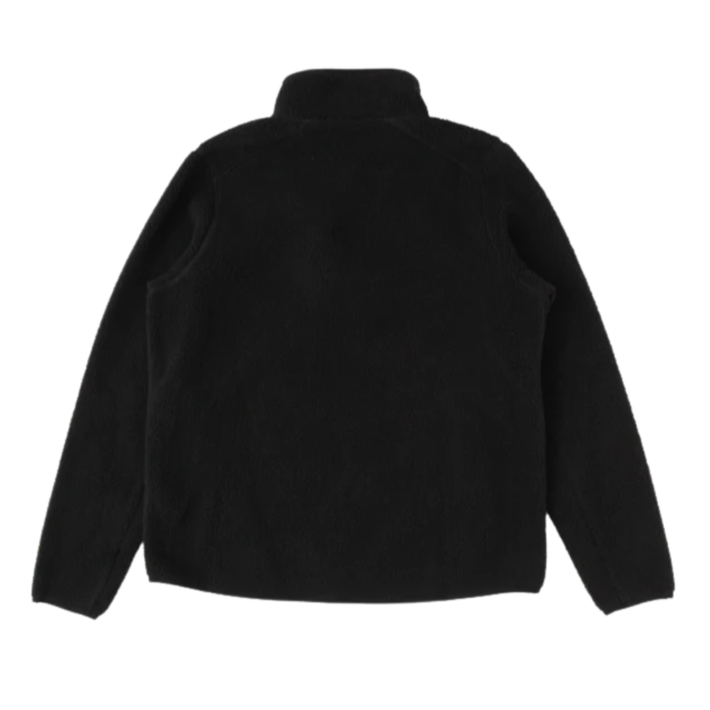 CLWR - M Snap Pile - Black - Fleece Sweater