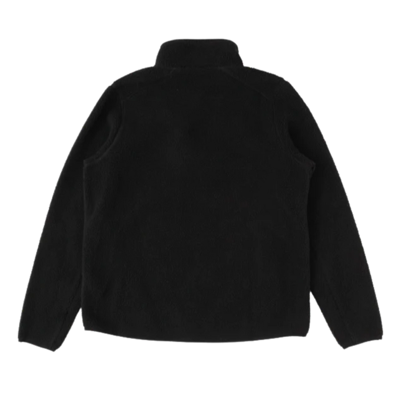 CLWR - M Snap Pile - Black - Fleece Sweater