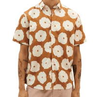 POPPY TOM SHIRT - Thinking Mu - Egypt Brown -  Kurzarmhemd