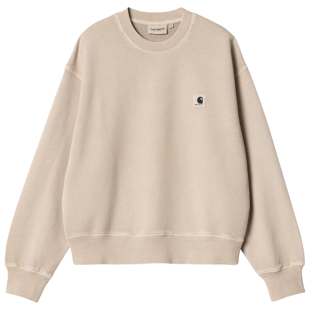 W Nelson Sweatshirt - Carhartt - Fleur De Sel - Crew Sweater