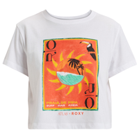 Atlas Oceanregu - Roxy - Bright White Rio - Crop Top