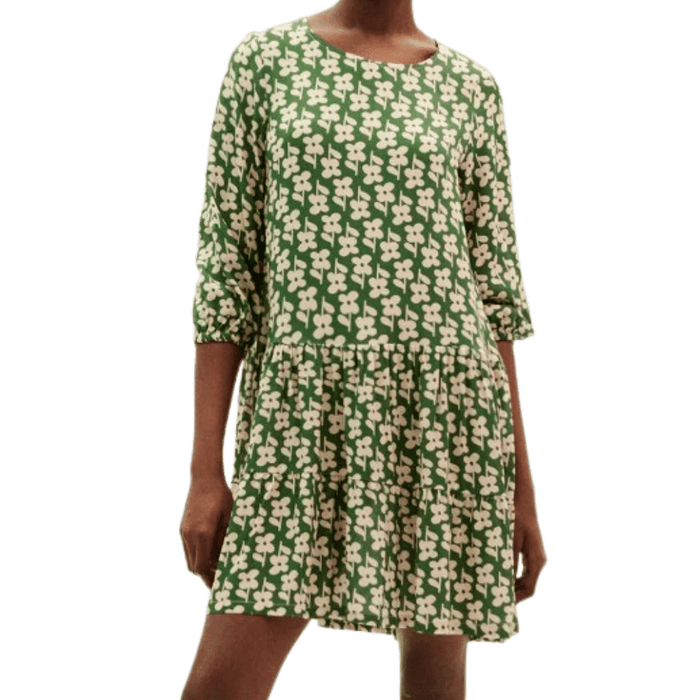 DAISY LILY DRESS - Thinking Mu - Green - Kleid Kurz