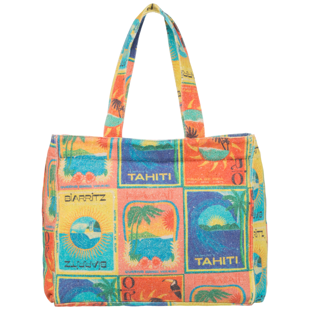 Atlas Tote - Roxy - Atlas Atlas Print - Strandtasche