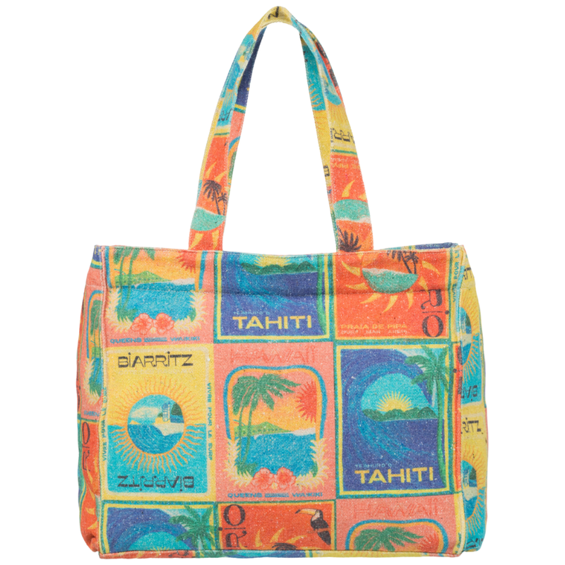 Atlas Tote - Roxy - Atlas Atlas Print - Strandtasche