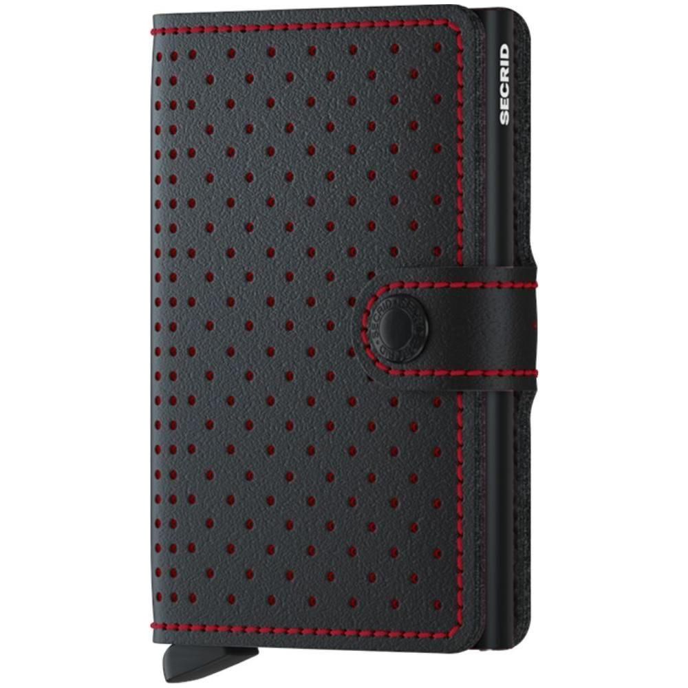 Miniwallet - Secrid - perforated black/red - Tech Wallet