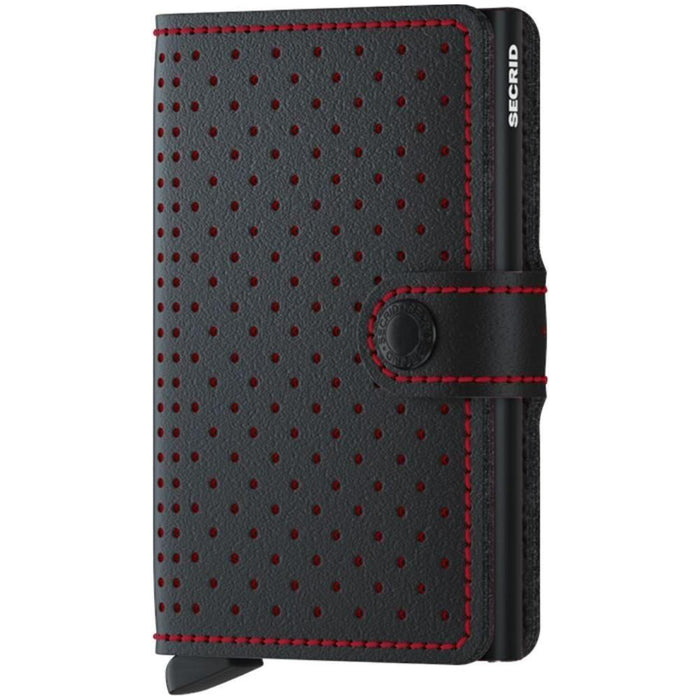 Miniwallet - Secrid - perforated black/red - Tech Wallet