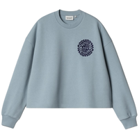 W Jazzy Sweat - Carhartt - Frosted Blue / Ink - Crew Sweater
