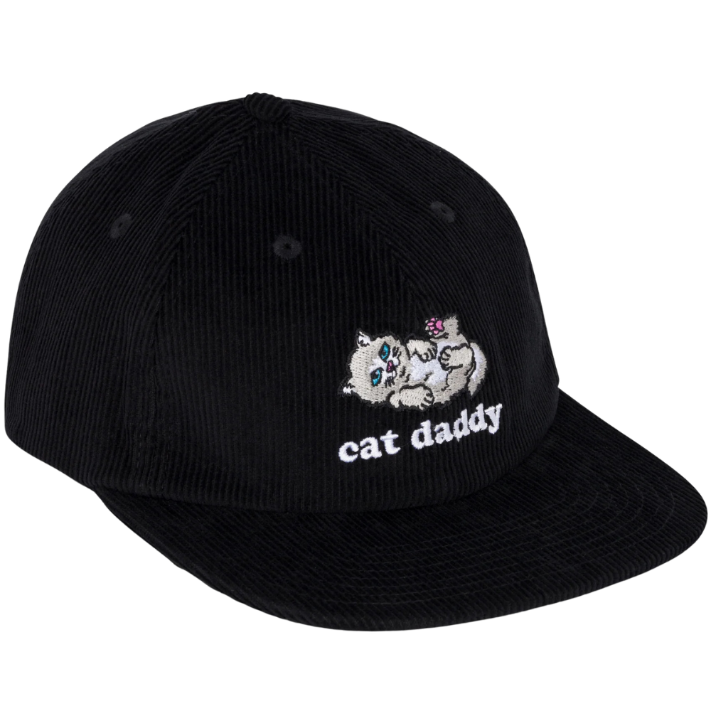 Cat Daddy 6 Panel - Rip N Dip - BLACK - 5-Panel Cap