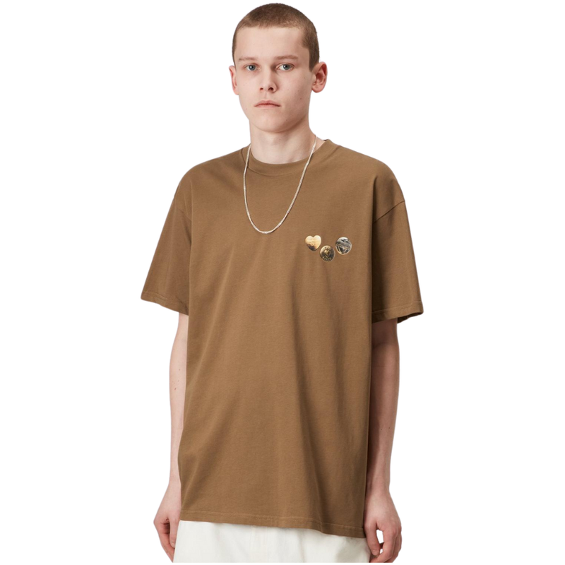 Carhartt - S/S Button T-Shirt - Hamilton Brown - T-Shirt