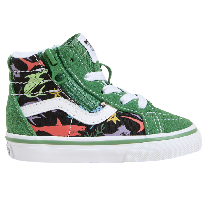 SK8-Hi Reissue Side Zip - Vans - Glow Sharks Green/Mu - Sneaker High