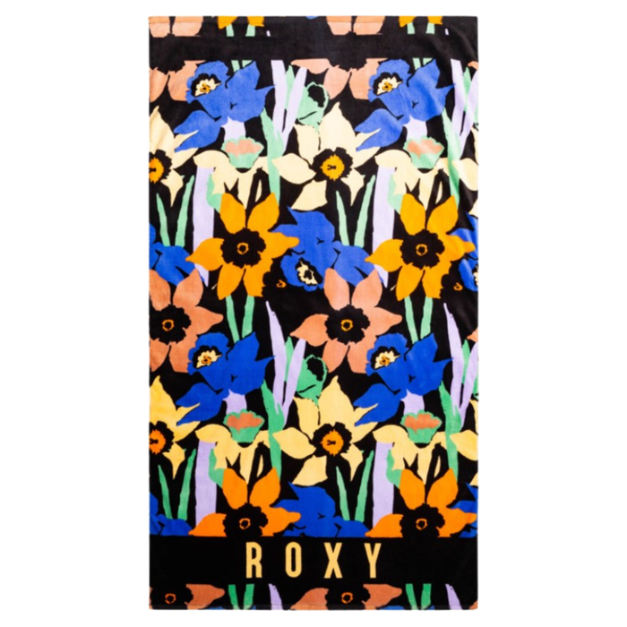 COLD WATER PRINTED - Roxy - ANTHRACITE FLOWER JA - Handtuch