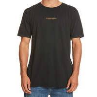URBAN VOLCANO TEES - Quiksilver - Black - T-Shirt