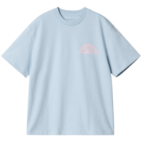 W S/S Jazzy T-Shirt - Carhartt - Air Sky / Air Pink - T-Shirt