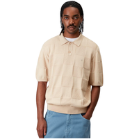 Carhartt - S/S Checker Polo - Fleur De Sel - Polo Kurzarm