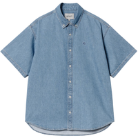 Carhartt - S/S Lucas Shirt - BLUE - Kurzarmhemd