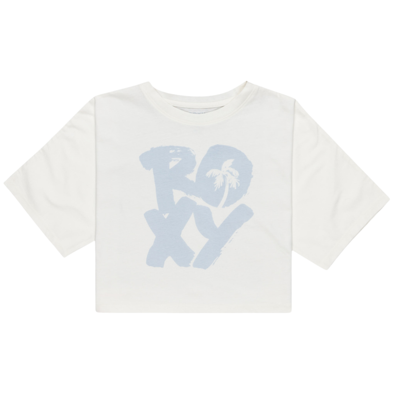 Boxycropstart - Roxy - Egret - Crop Top