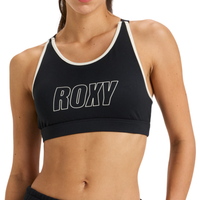 Evd Flow Bra - Roxy - True Black - Fitness-Shirt
