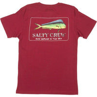 El Dorado Prenium S/S Tee - Salty Crew - Burgundy - T-Shirt