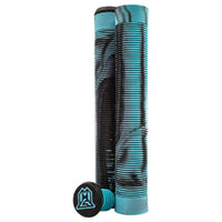 Flangeless TPR Grind Grips m. Bar E - Madd Scooter - türkis(Swirls) - Scooter Zubehör