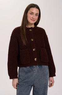 Cardigan Brown Bild 1
