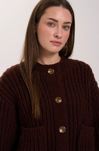 Cardigan Brown Bild 2