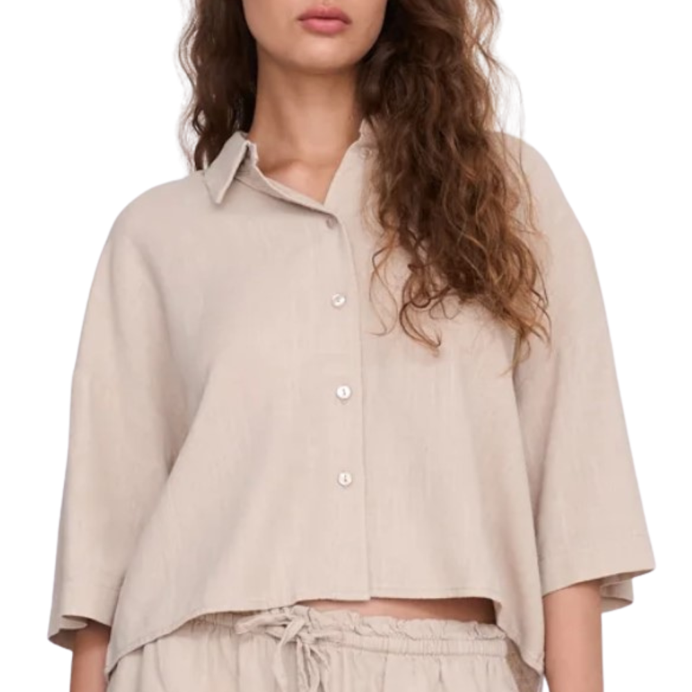 Blouse beige Bild 1