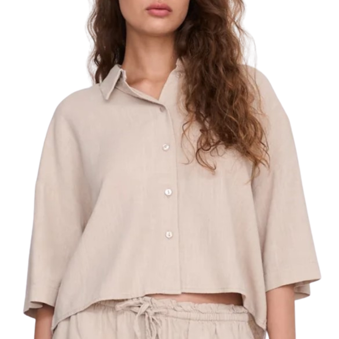 Blouse beige Bild 1