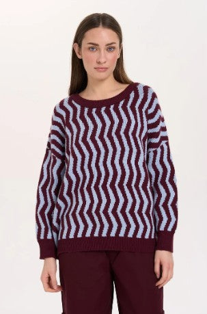 Pullover Bordeaux Bild 1