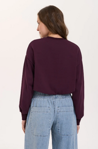 Sweatshirt Bordeaux Bild 3