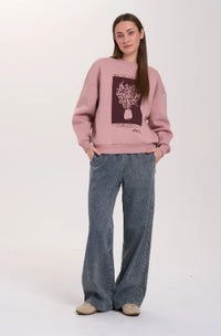 Sweatshirt Rosé Bild 3
