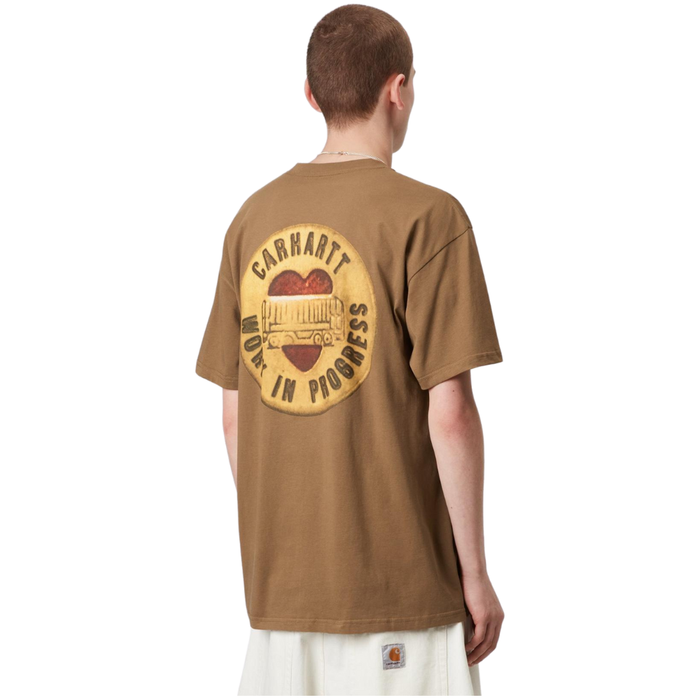Carhartt - S/S Button T-Shirt - Hamilton Brown - T-Shirt