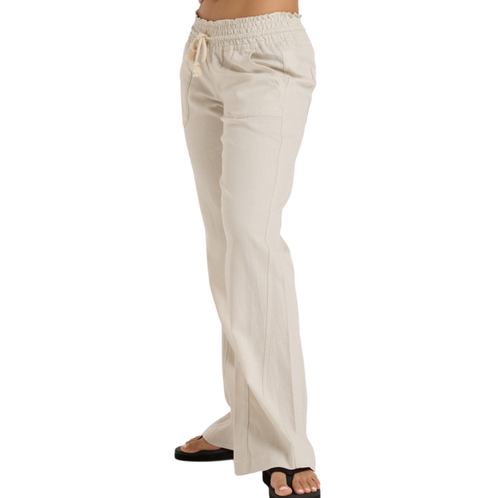 Oceanside Pant - Roxy - STONE - Stoffhose