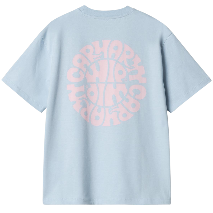 W S/S Jazzy T-Shirt - Carhartt - Air Sky / Air Pink - T-Shirt