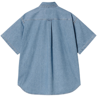 Carhartt - S/S Lucas Shirt - BLUE - Kurzarmhemd