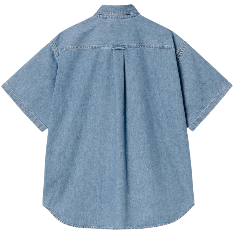 Carhartt - S/S Lucas Shirt - BLUE - Kurzarmhemd