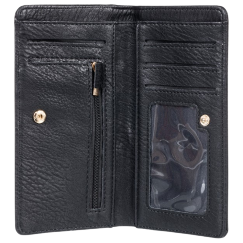CRAZY WAVE - roxy - Anthracite - PU-Geldtasche